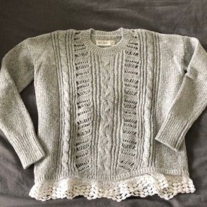 Abercrombie kids gray sweater